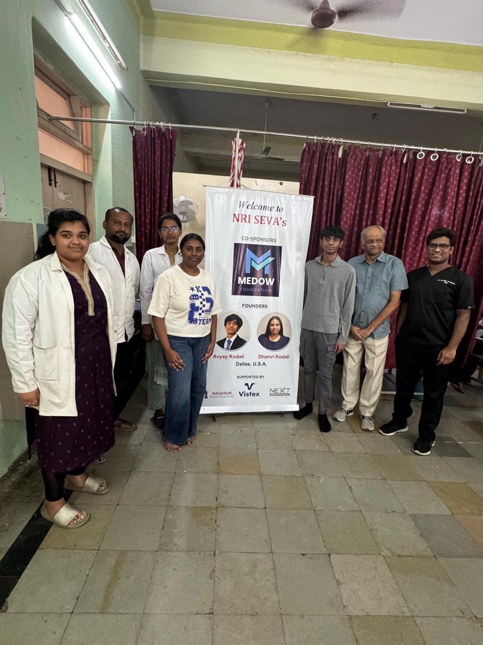 Medow Foundation physiotherapy session showing patient care and rehabilitation